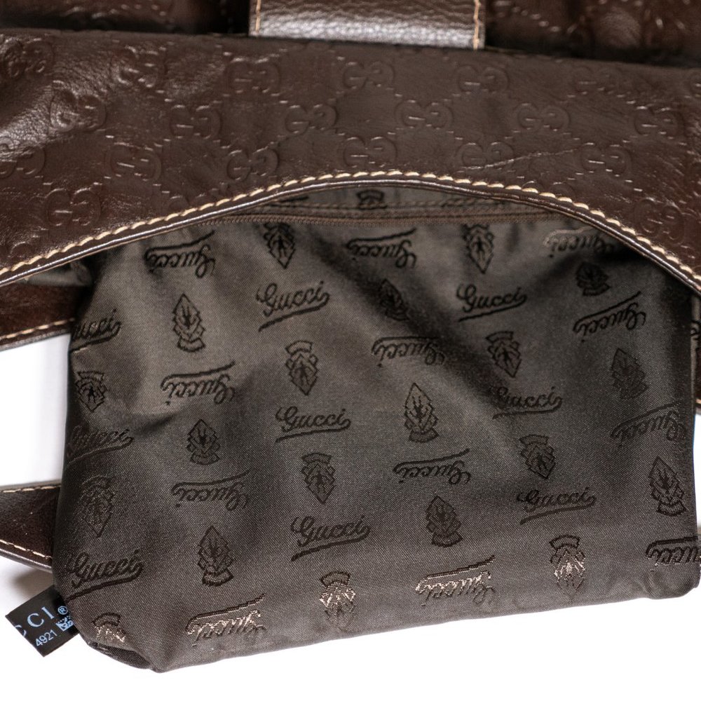 ❌SOLD❌ Authentic GUCCI Leather Hobo Bag - Picture 13 of 15